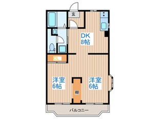 アミティ－烏山の物件間取画像